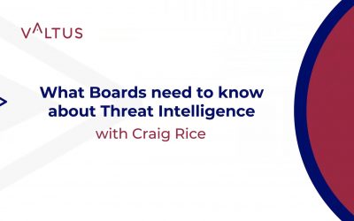 Valtus Interview: What Boards Need to Know about Threat Intelligence With Craig Rice